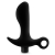 Черный анальный вибратор Silicone Vibrating Prostate Massager 01 - 10,8 см. - Blush Novelties - в Мурманске купить с доставкой