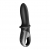 Черный анальный вибратор Hot Passion с функцией нагрева - Satisfyer - в Мурманске купить с доставкой