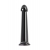 Черный нереалистичный фаллоимитатор Jelly Dildo L - 20 см. - Toyfa Basic