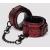 Красно-черные наручники Reversible Faux Leather Wrist Cuffs - Fifty Shades of Grey - купить с доставкой в Мурманске