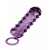 Закрытая фиолетовая насадка с пупырышками SAMURAI PENIS SLEEVE PURPLE - 14,5 см. - NMC - в Мурманске купить с доставкой