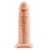 Телесный реалистичный фаллоимитатор с полостью Silicone Hollow Extension - 20 см. - Pipedream - купить с доставкой в Мурманске