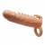 Телесная удлиняющая насадка Penis Sleeve Emmitt - 17 см. - Baile - в Мурманске купить с доставкой