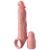 Телесная насадка-удлинитель 2 Inch Silicone X-tension with Strap - 20,3 см. - Pipedream - в Мурманске купить с доставкой