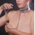 Серебристый ошейник из искусственной кожи - Sitabella - купить с доставкой в Мурманске