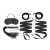 Эротический набор 4PC Bondage Bed Strap   Flogger Kit - Lux Fetish - купить с доставкой в Мурманске