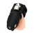 Черная клетка для пениса Silicone Small 2 in Cock Cage With Ball Divider - BlueLine - купить с доставкой в Мурманске