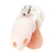 Белая клетка для пениса Silicone Small 2 in Cock Cage With Ball Divider - BlueLine - купить с доставкой в Мурманске