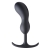 Черный массажер простаты с утяжелителями Premium Silicone Weighted Prostate Plug Large - 18,8 см. - XR Brands - в Мурманске купить с доставкой