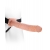 Фаллопротез телесного цвета Hollow Strap-On - 29 см. - Pipedream - купить с доставкой в Мурманске