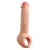 Телесная насадка-удлинитель Thrive 8.75 Inch Realistic Penis Extender Sleeve - 22,2 см. - Blush Novelties - в Мурманске купить с доставкой