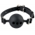 Силиконовый кляп-шар с отверстиями для дыхания Silicone Breathable Ball Gag Small - Pipedream - купить с доставкой в Мурманске
