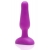 Анальная вибропробка NOVICE REMOTE CONTROL PLUG FUCHSIA - 10,2 см. - b-Vibe