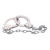 Наручники из металла с длинной цепочкой CHROME HANDCUFFS METAL HANDCUFFS W. KEY - NMC - купить с доставкой в Мурманске