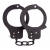 Чёрные наручники из листового металла BONDX METAL CUFFS BLACK - Dream Toys - купить с доставкой в Мурманске