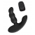 Черный силиконовый стимулятор простаты Levett Nitoc с пультом ДУ - Levett - в Мурманске купить с доставкой