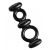 Двойное эрекционное кольцо Dual Stretch To Fit Cock and Ball Ring - XR Brands - в Мурманске купить с доставкой
