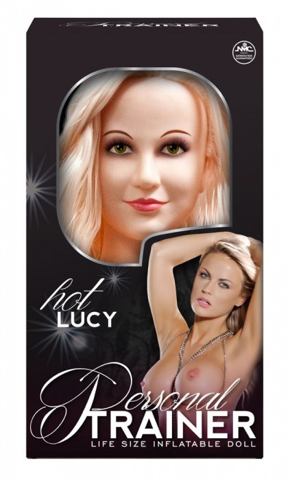 Надувная кукла с вибрацией и 2 любовными отверстиями Hot Lucy Lifesize Love Doll - NMC - в Мурманске купить с доставкой