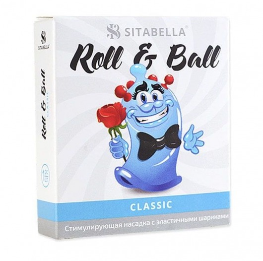 стимулирующий презерватив-насадка Roll   Ball Classic - Sitabella - купить с доставкой в Мурманске