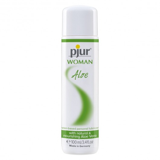 Лубрикант на водной основе pjur WOMAN Aloe - 100 мл. - Pjur - купить с доставкой в Мурманске