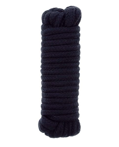 Чёрная веревка для связывания BONDX LOVE ROPE - 5 м. - Dream Toys - купить с доставкой в Мурманске