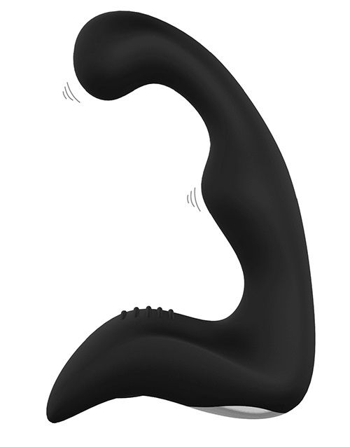 Чёрный перезаряжаемый массажёр простаты BOOTY PLEASER - Dream Toys - в Мурманске купить с доставкой