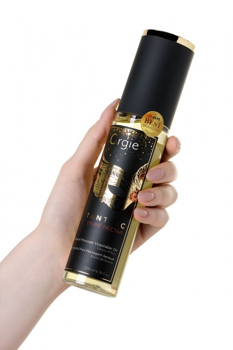 Растительное массажное масло Orgie Tantric Divine Nectar - 200 мл. - ORGIE - купить с доставкой в Мурманске