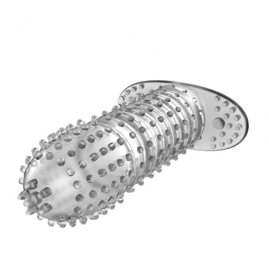 Закрытая прозрачная насадка Crystal sleeve - 12 см. - Erowoman-Eroman - в Мурманске купить с доставкой