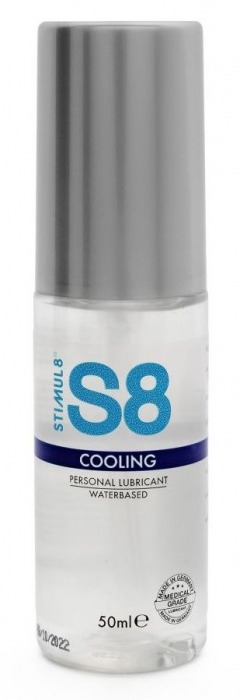 Охлаждающий лубрикант на водной основе S8 Cooling Lube - 50 мл. - Stimul8 - купить с доставкой в Мурманске