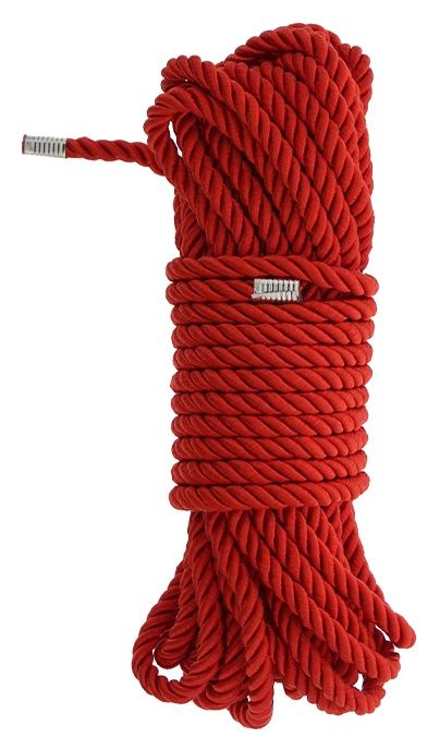 Красная веревка DELUXE BONDAGE ROPE - 10 м. - Dream Toys - купить с доставкой в Мурманске