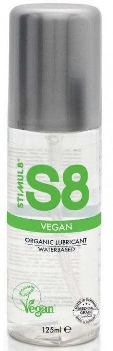 Веганский лубрикант на водной основе S8 Vegan Lube - 125 мл. - Stimul8 - купить с доставкой в Мурманске