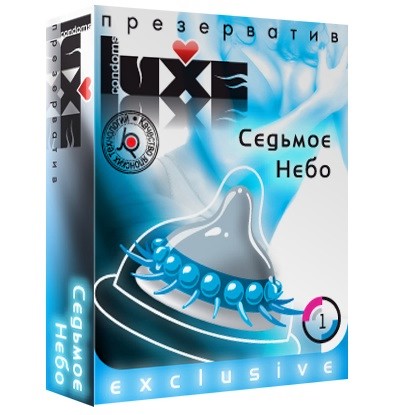 Презерватив LUXE  Exclusive  Седьмое небо  - 1 шт. - Luxe - купить с доставкой в Мурманске