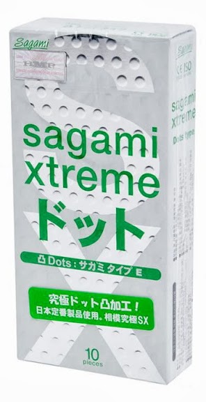 Презервативы Sagami Xtreme Type-E с точками - 10 шт. - Sagami - купить с доставкой в Мурманске