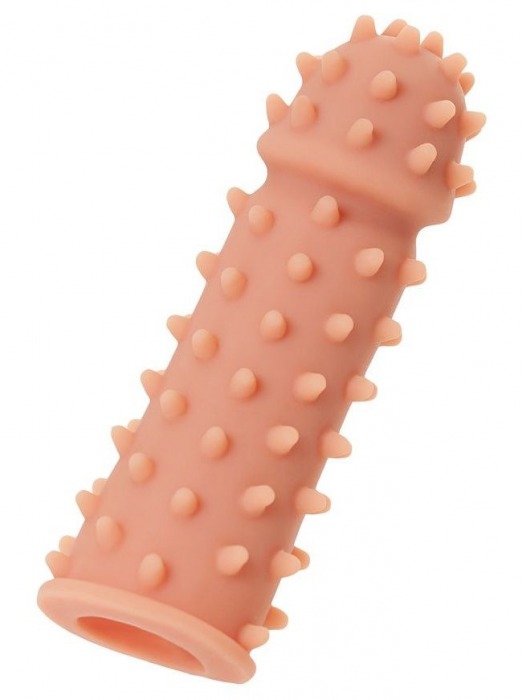 Телесная реалистичная насадка KOKOS Extreme Sleeve 03 с дополнительной стимуляцией - 12,7 см. - KOKOS - в Мурманске купить с доставкой