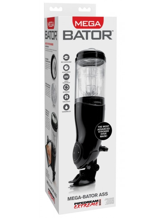 Прозрачный автоматический мастурбатор-анус Mega-Bator Ass - Pipedream - в Мурманске купить с доставкой