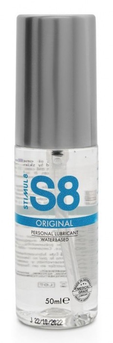 Универсальный лубрикант на водной осноdе S8 Original Lube - 50 мл. - Stimul8 - купить с доставкой в Мурманске