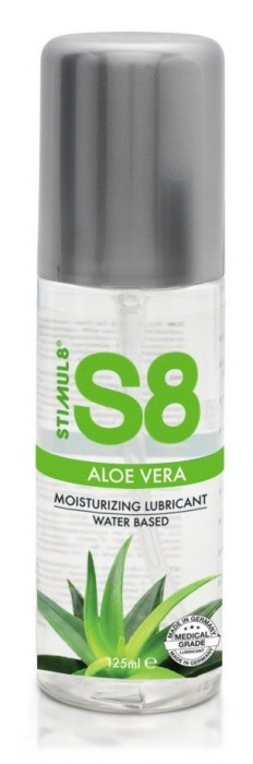 Лубрикант на водной основе S8 Aloe Vera Lube - 125 мл. - Stimul8 - купить с доставкой в Мурманске