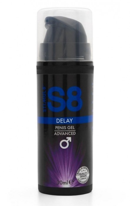 Пролонгирующий гель для мужчин S8 Delay Gel - 30 мл. - Stimul8 - купить с доставкой в Мурманске