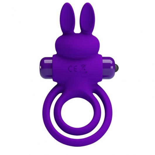 Фиолетовое эрекционное кольцо с вибростимуляцией клитора Vibrant Penis Ring III - Baile - в Мурманске купить с доставкой