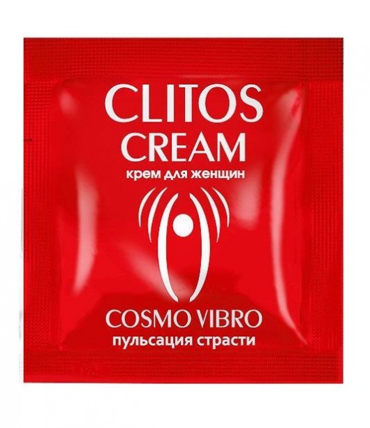 Пробник возбуждающего крема для женщин Clitos Cream - 1,5 гр. - Биоритм - купить с доставкой в Мурманске