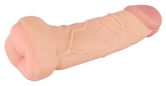 Телесная насадка-мастурбатор 2-in-1 Extension Masturbator - 21 см. - Orion - в Мурманске купить с доставкой