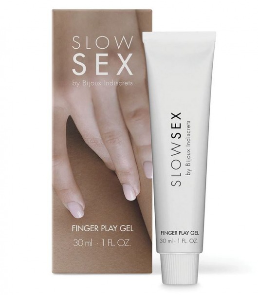 Гель для мастурбации с ароматом кокоса Slow Sex Finger Play Gel - 30 мл. - Bijoux Indiscrets - купить с доставкой в Мурманске