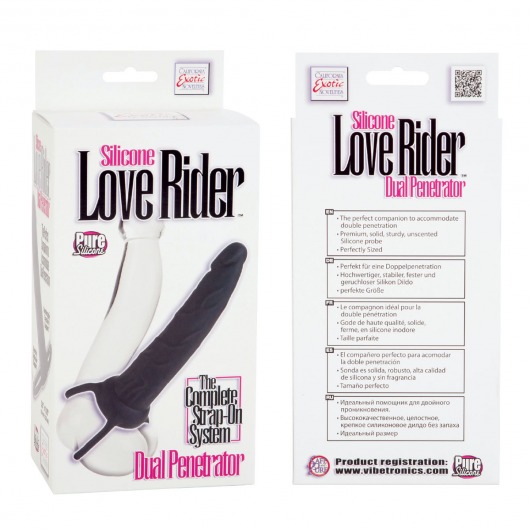 Насадка на пенис Silicone Love Rider Dual Penetrator для двойного проникновения - 14 см. - California Exotic Novelties - в Мурманске купить с доставкой