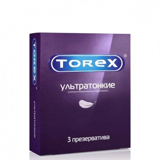 Презервативы Torex  Ультратонкие  - 3 шт. - Torex - купить с доставкой в Мурманске