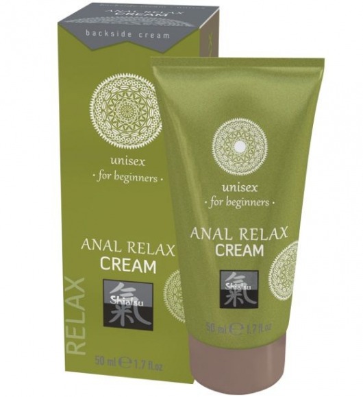 Анальный крем Anal Relax Cream - 50 мл. - Shiatsu - купить с доставкой в Мурманске