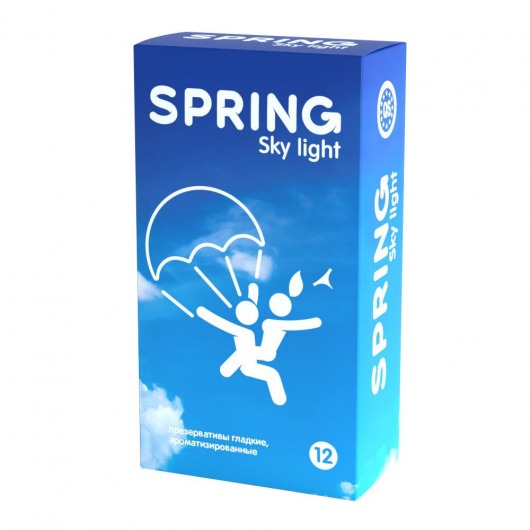 Ультратонкие презервативы SPRING SKY LIGHT - 12 шт. - SPRING - купить с доставкой в Мурманске