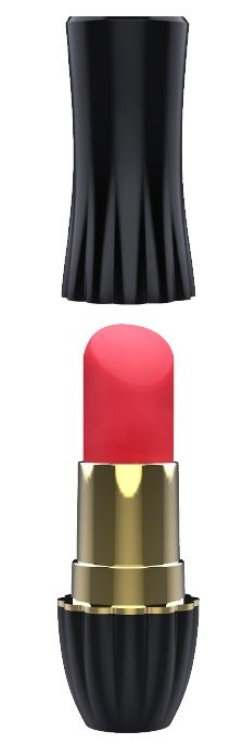 Клиторальный стимулятор-помада LIPSTICK - 9,3 см. - Dream Toys - купить с доставкой в Мурманске