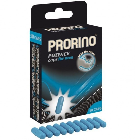 БАД для мужчин ero black line PRORINO Potency Caps for men - 10 капсул - Ero - купить с доставкой в Мурманске