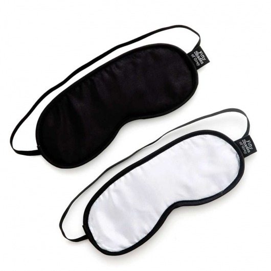 Набор из двух масок на глаза Soft Blindfold Twin Pack - Fifty Shades of Grey - купить с доставкой в Мурманске