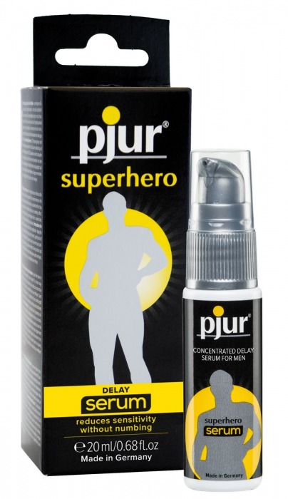 Сыворотка-пролонгатор pjur SUPERHERO Delay Serum - 20 мл. - Pjur - купить с доставкой в Мурманске